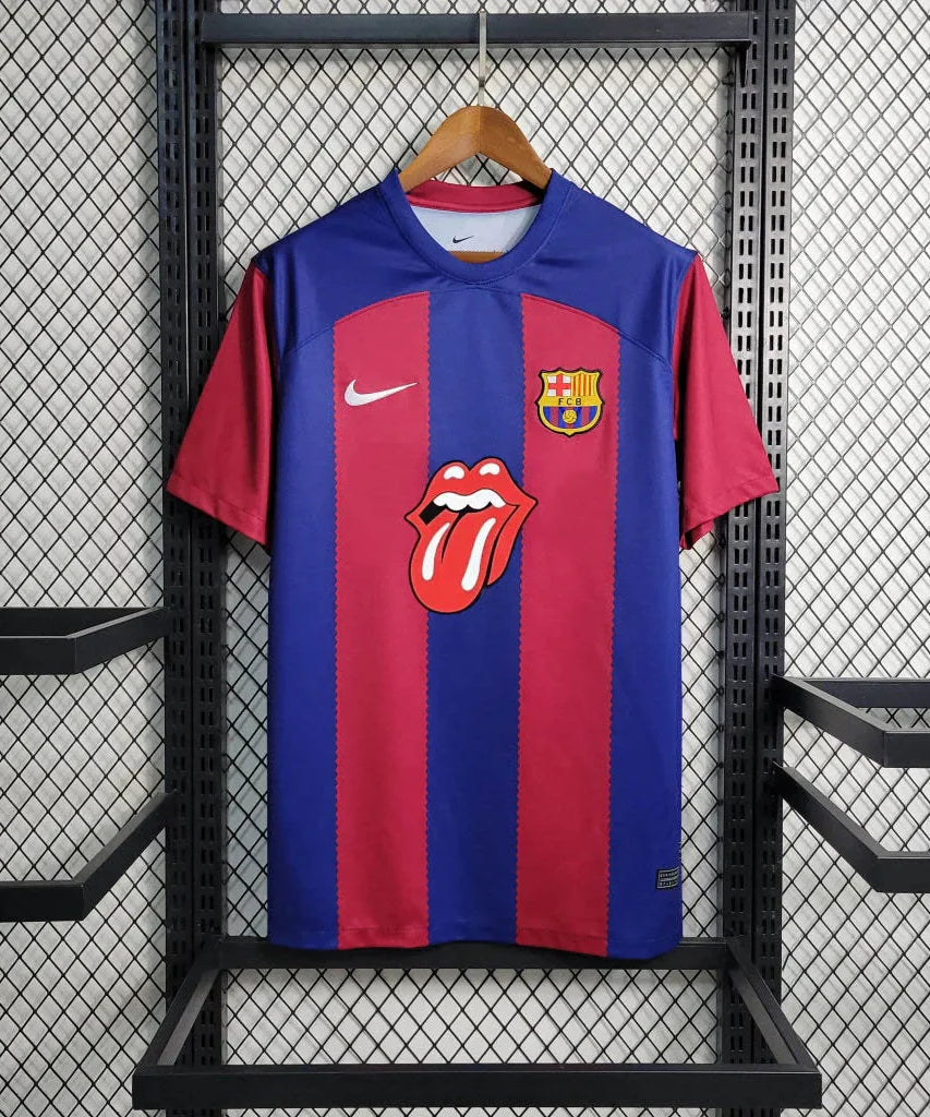 2023/2024 Barcelona The Rolling Stones Limited Edition Football Shirt 1:1 Thai Quality