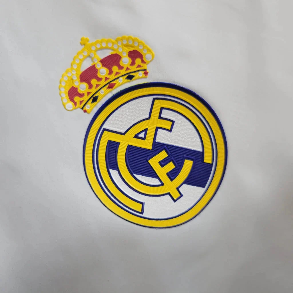 2023/2024 Real Madrid Windbreaker White Blue Soccer Jersey