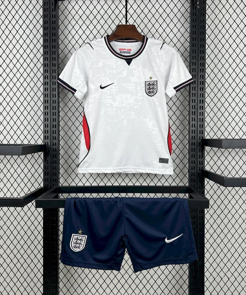 2026 England Home Football Shirt Kids Size