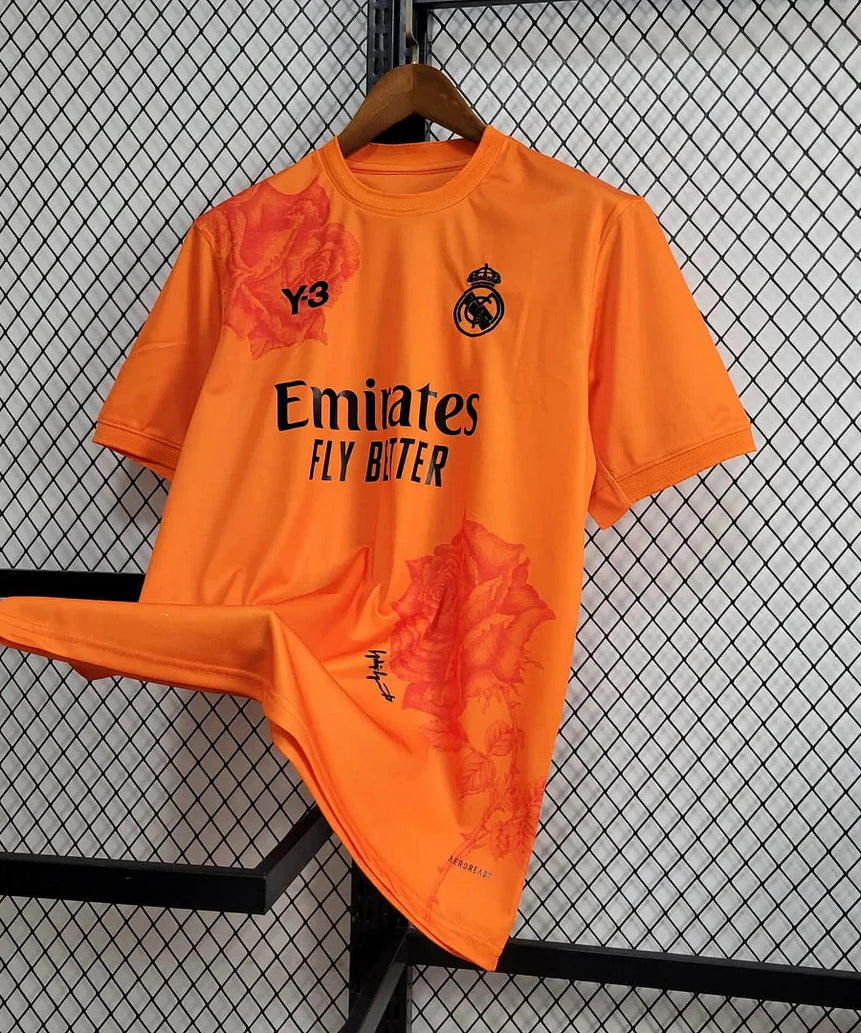 2024/2025 Real Madrid Y-3 Special Edition Orange Football Shirt