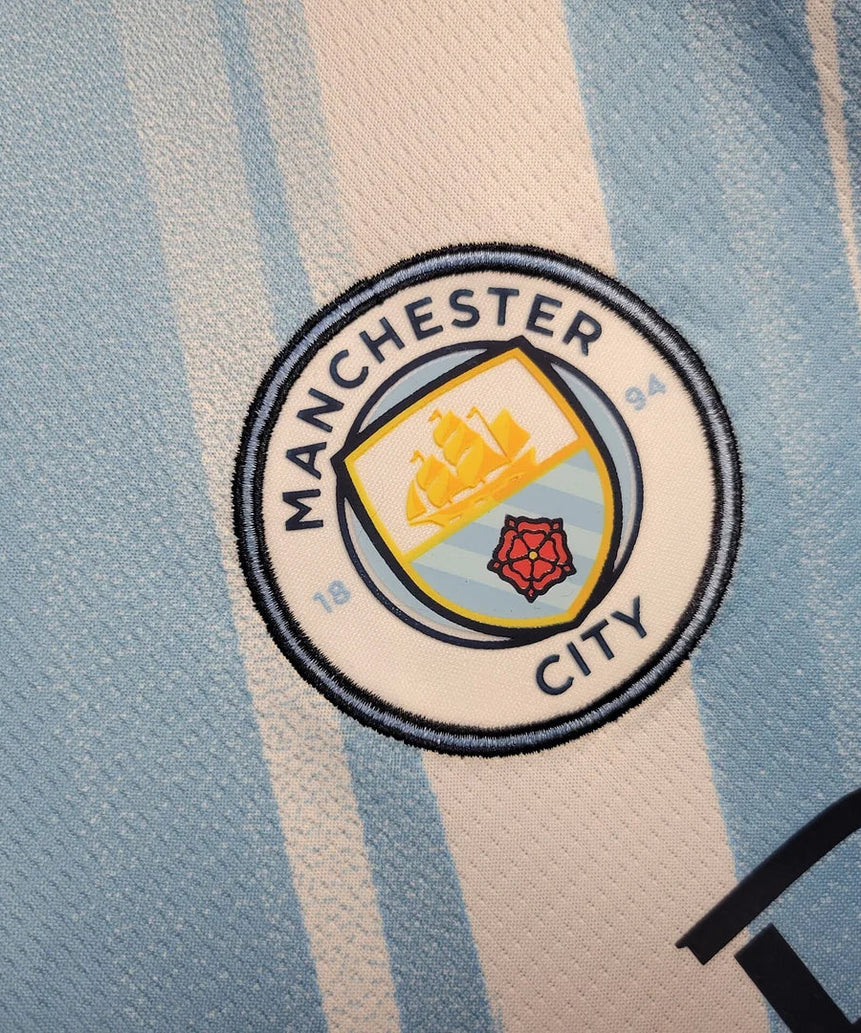 2025/2026 Manchester City Home Football Shirt with Shorts
