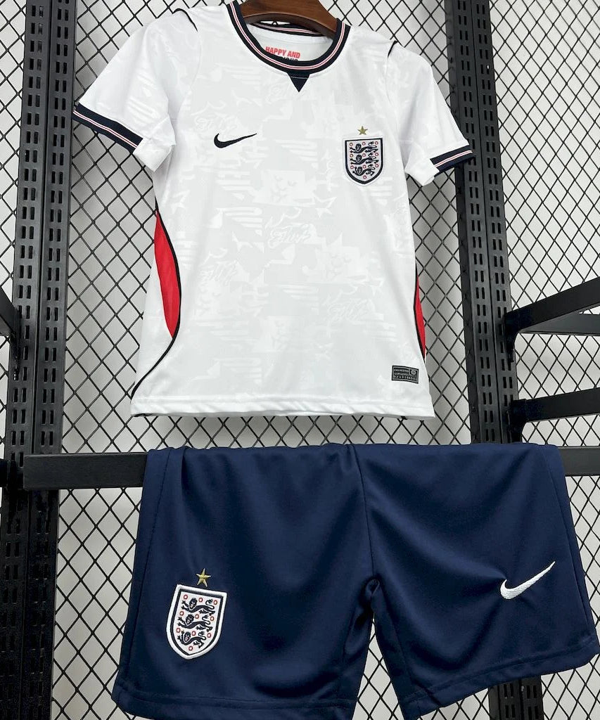 2026 England Home Football Shirt Kids Size