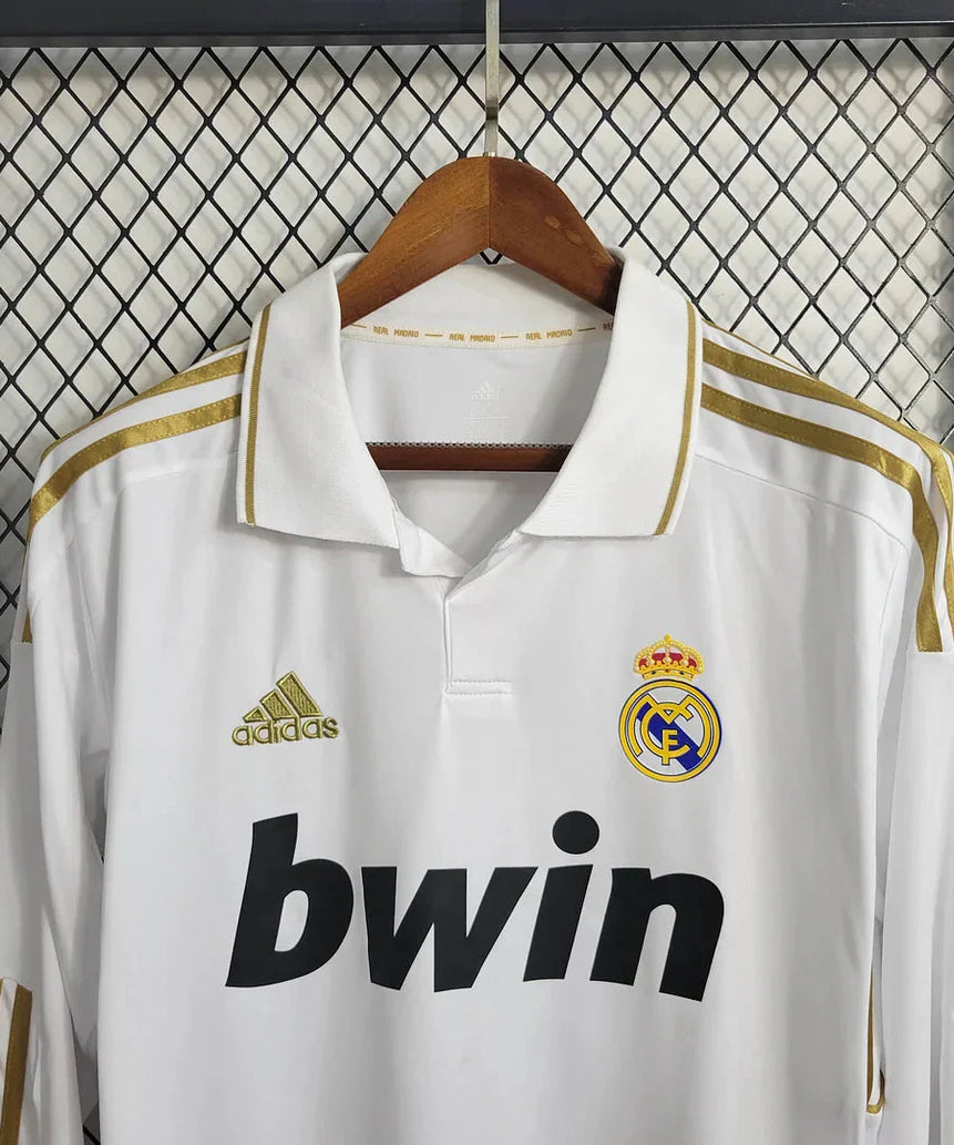 2011/2012 Retro Long Sleeve Real Madrid Home