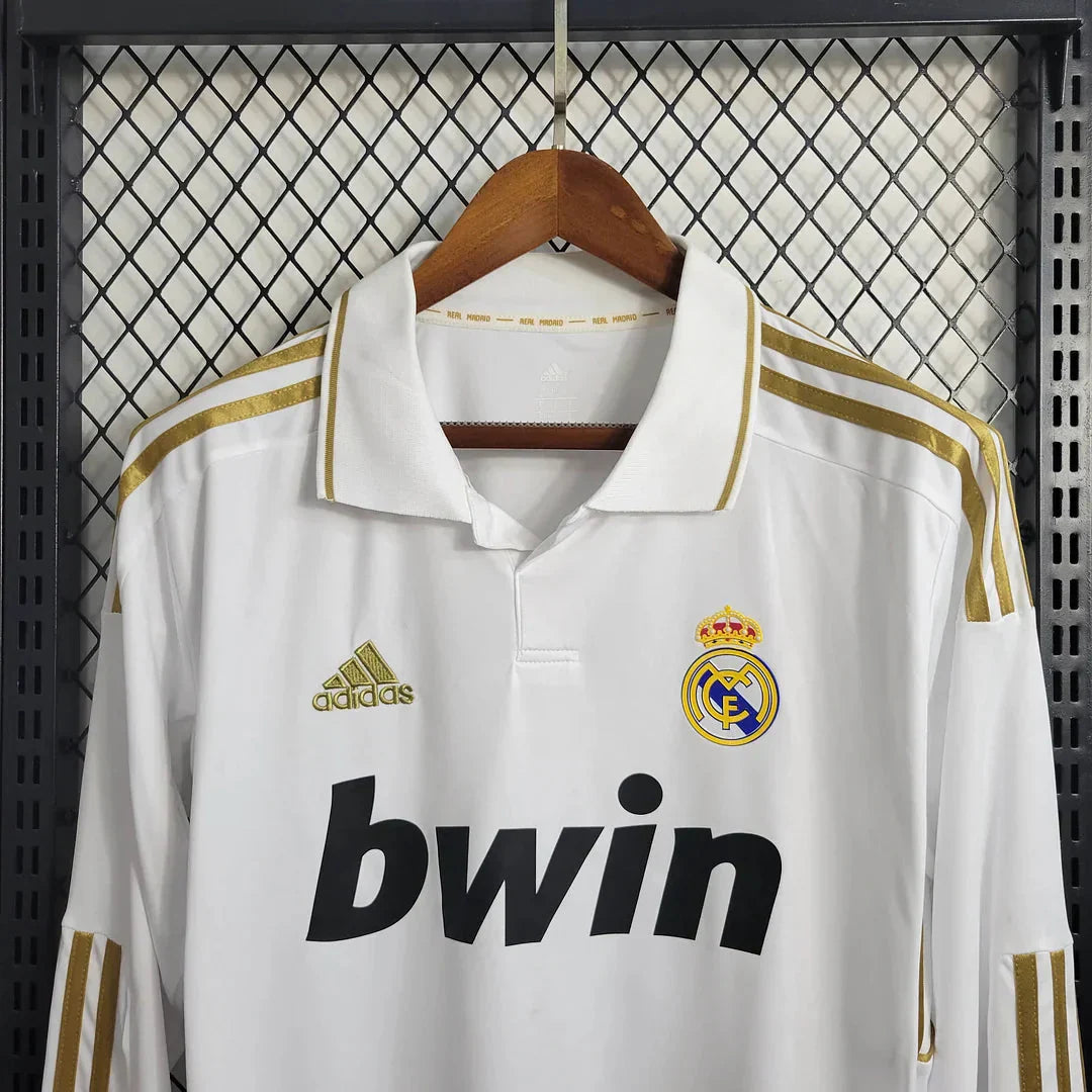 2011/2012 Retro Long Sleeve Real Madrid Home