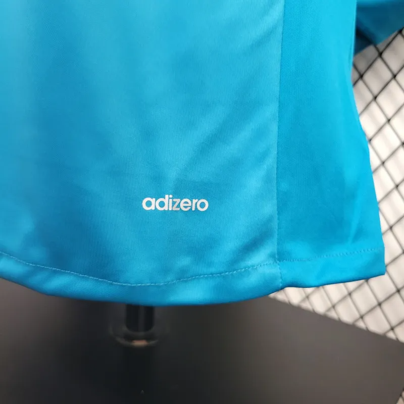 2017/2018 Long Sleeve Retro Real Madrid Third Away Football Shirt 1:1 Thai Quality