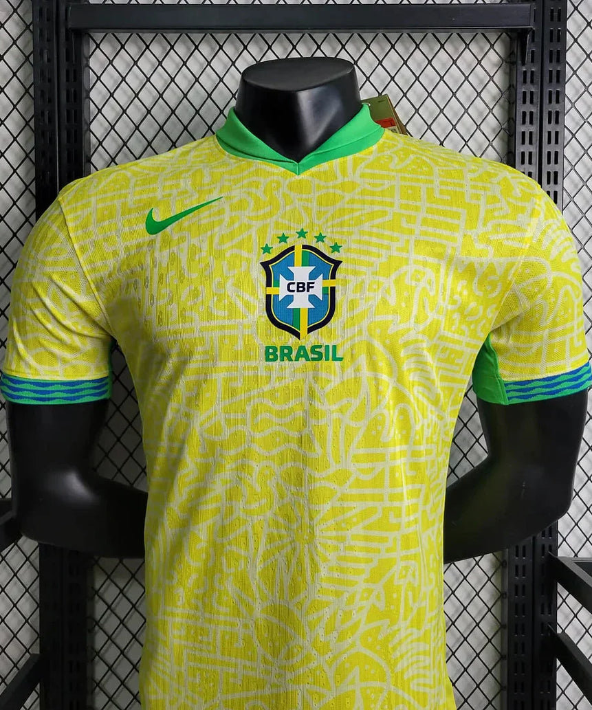 2024 Brazil Home Soccer Jersey - Player Version