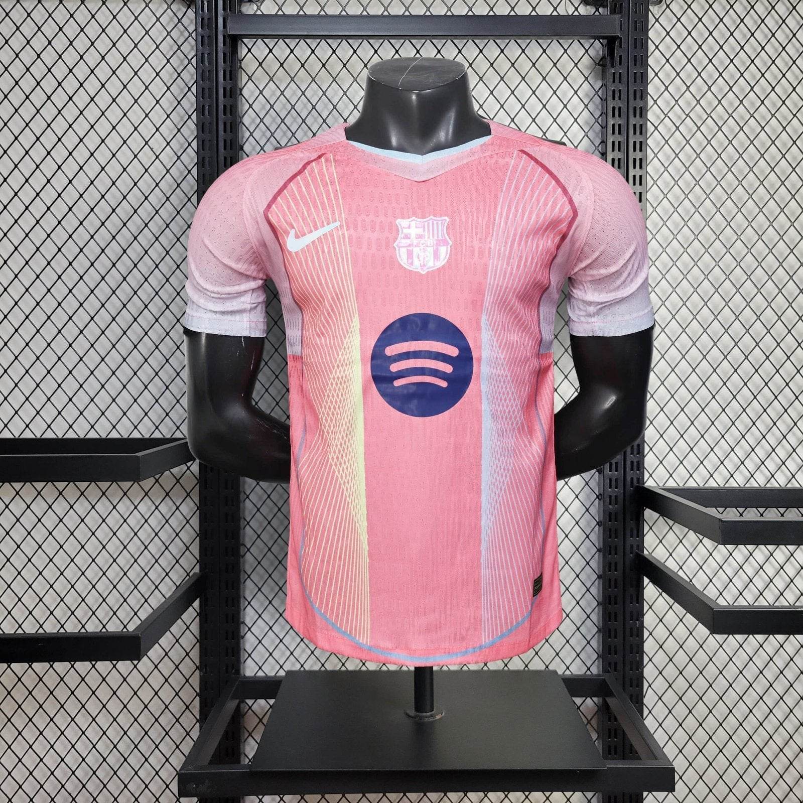 2025/2026 Player Version FC Barcelona Pink Special Edition Football Shirt - Jerso