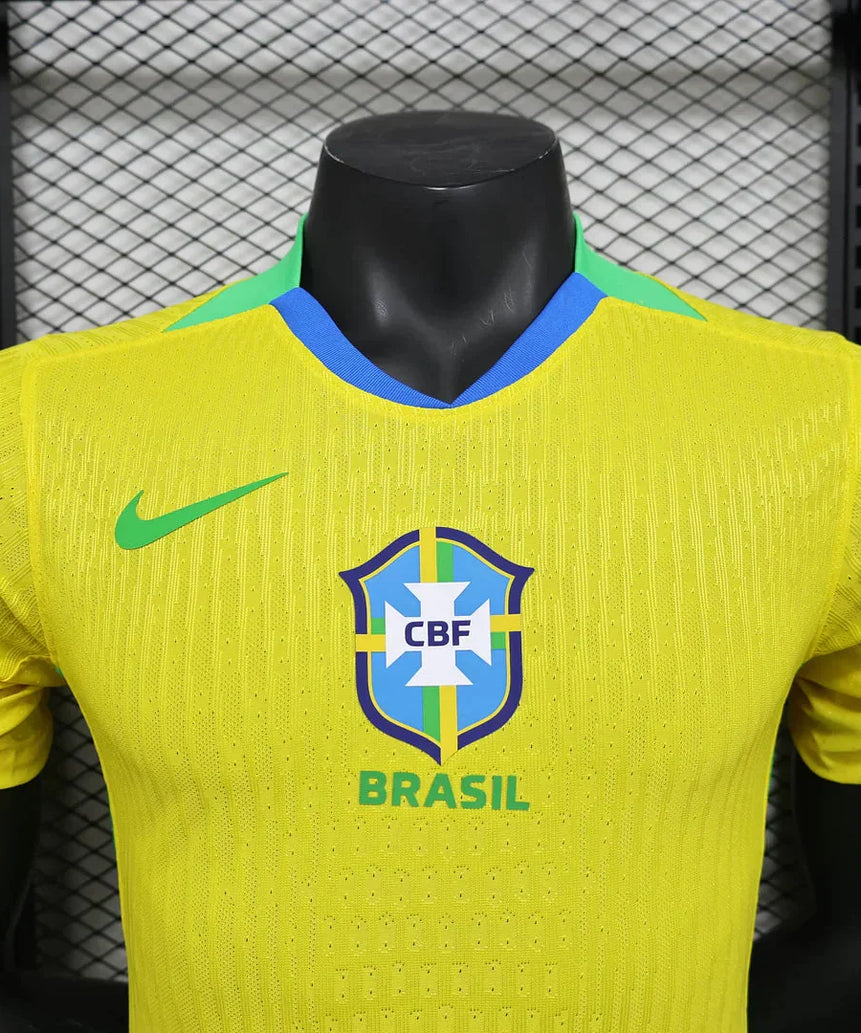 2025 Brazil Home Soccer Jersey - Player Version