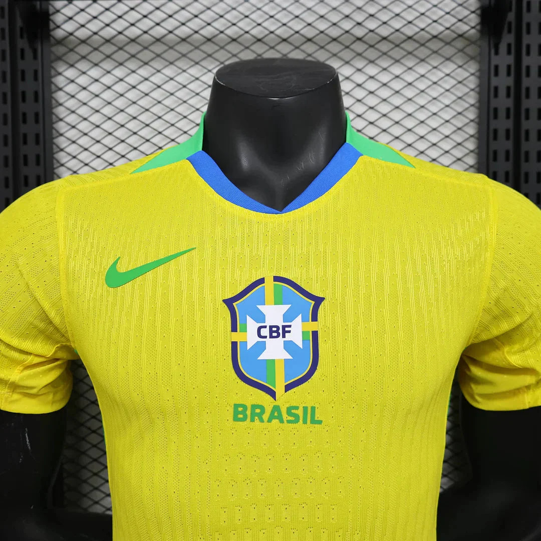 2025 Brazil Home Soccer Jersey - Player Version