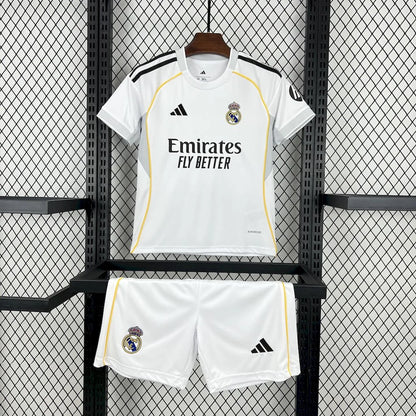 2025/2026 Real Madrid Home Football Shirt with Shorts